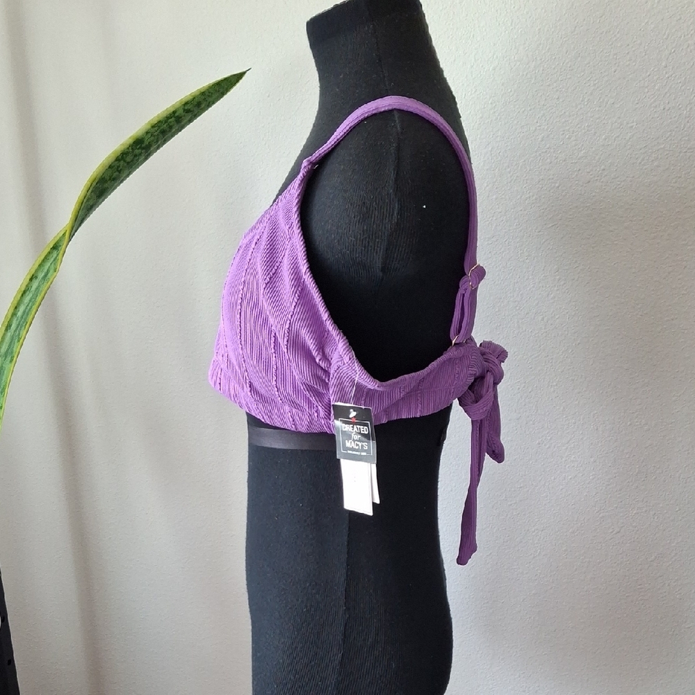 Salt + Cove Purple Bikini Top - Picture 3 of 8